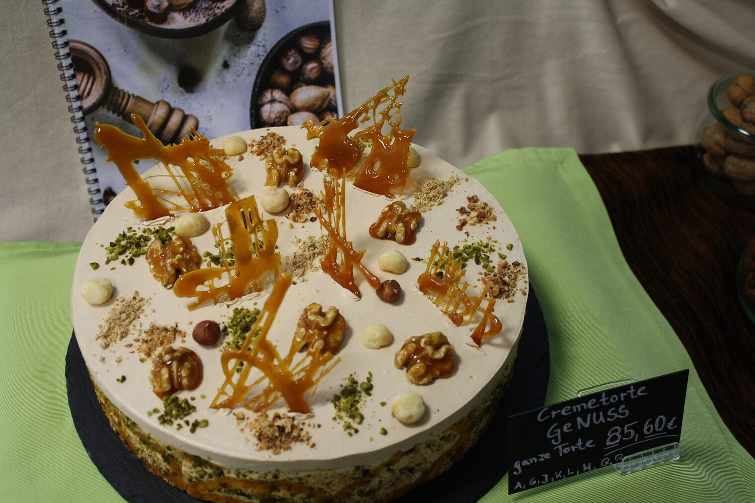 Meisterschule Bäcker 2019 im Bildungszentrum Würzburg Cremetorte