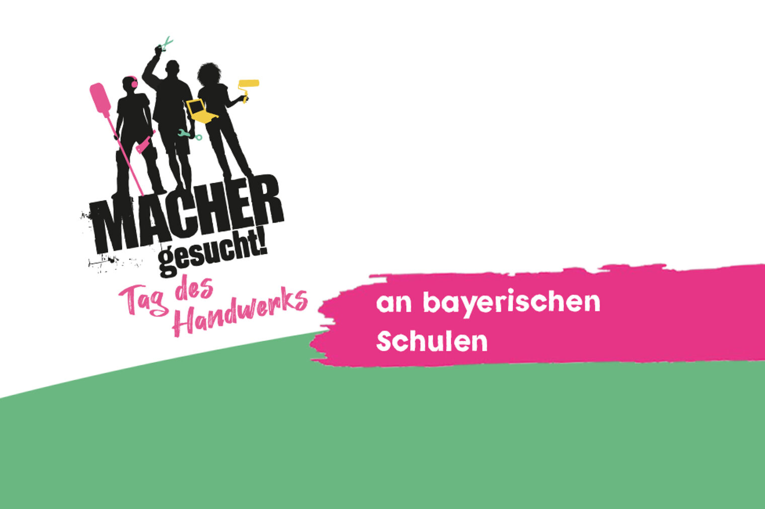 Tag des Handwerks an bayerischen Schulen Das Keyvisual des Tags des Handwerks an bayerischen Schulen