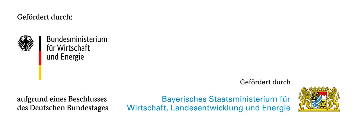 Logo Bundeswirtschaftsministerium, bayerisches Wirtschaftsministerium Förderlogos Bundeswirtschaftsministerium und bayerisches Wirtschaftsministerium für die Unternehmensberatung