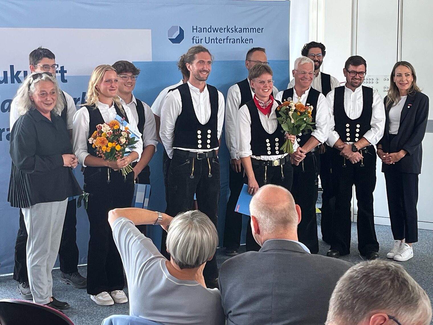 Gruppenfoto bei Freisprechungsfeier