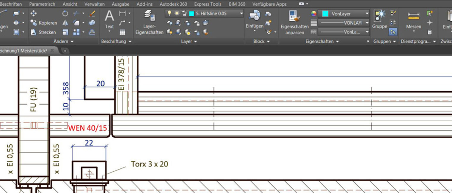AutoCAD Aufbaustufe